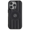 Mercedes MB Dupla Réteg Keresztvonalas MagSafe iPhone 16 Pro Tok - Fekete - 1. kép