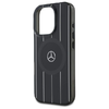 Mercedes MB Dupla Réteg Keresztvonalas MagSafe iPhone 16 Pro Tok - Fekete - 4. kép