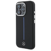 Mercedes Silicone Blue Stripe MagSafe iPhone 16 Pro tok - Fekete - 0. kép