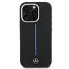 Mercedes Szilikon Kék Csík MagSafe tok iPhone 16 Pro Max-hoz - Fekete tok - 1. kép
