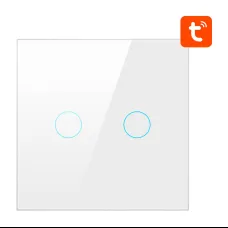 ZigBee Avatto ZTS02-EU-W2 kétutas okos fénykapcsoló (fehér)