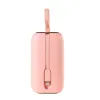 Joyroom mini powerbank 10000mAh Színes Sorozat 22.5W beépített USB C és Lightning kábelekkel rózsaszín (JR-L012) - 1. kép