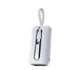 Joyroom mini powerbank 10000mAh Színes Sorozat 22.5W beépített USB C és Lightning kábelekkel fehér (JR-L012) - 1. kép