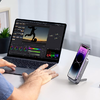 Mágneses powerbank 10000mAh Ugreen PB206, USB + USB-C, 20W állvány funkcióval (fekete) - 3. kép