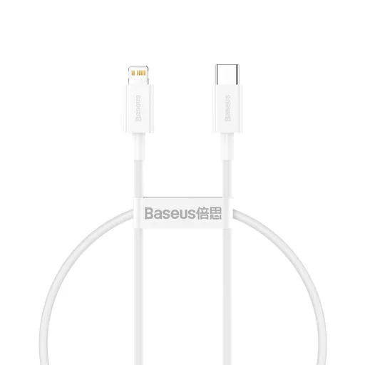 Baseus Superior Series USB-C / Lightning PD 20W 2 m kábel - fehér