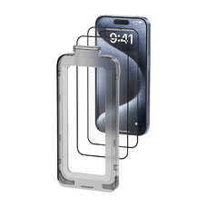 Vention KUKTCA-30 edzett üveg iPhone 15 Pro-hoz + applikátor üvegfólia
