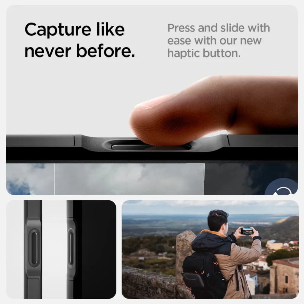  iPhone 16 Pro Fekete Spigen Tough Armor ”t” Mag Magsafe tok - 12