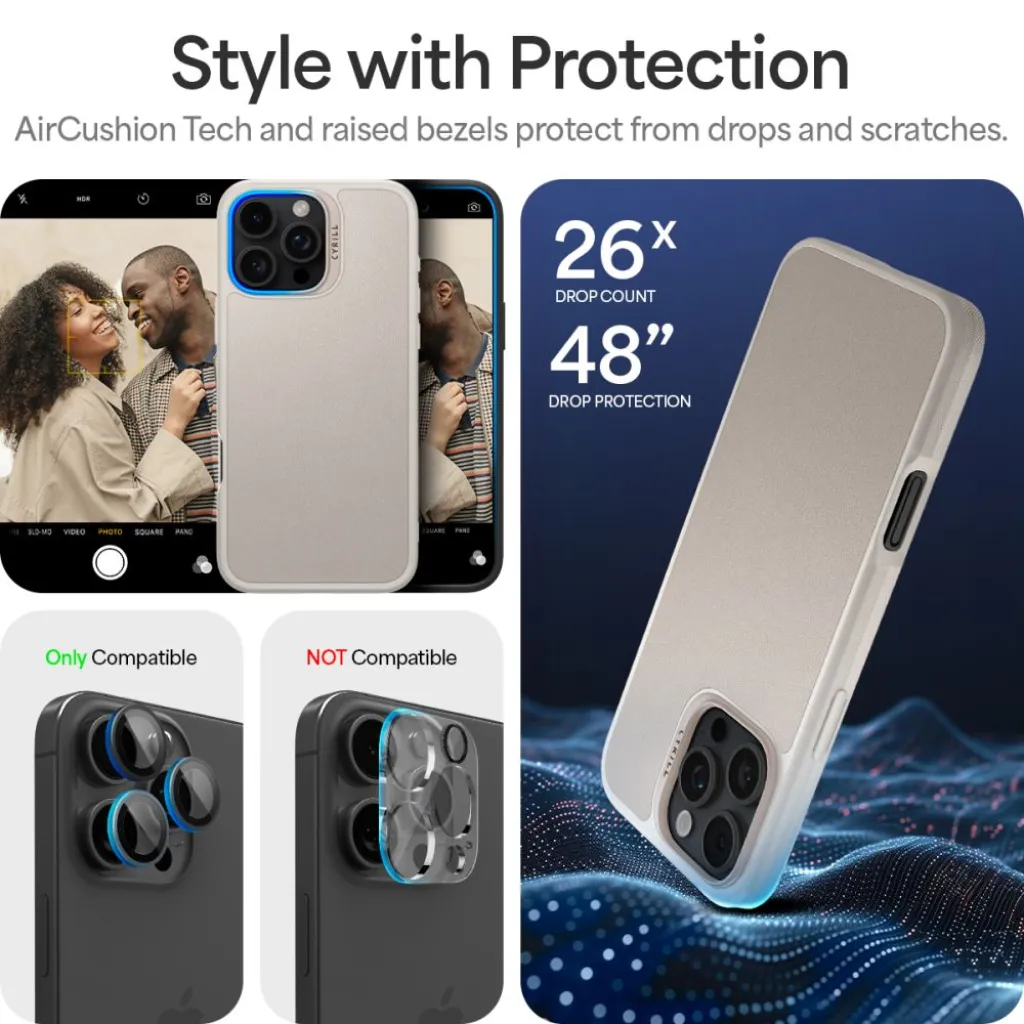  iPhone 16 Pro Max Spigen Cyrill Kajuk Mag Magsafe Krémszínű tok - 12