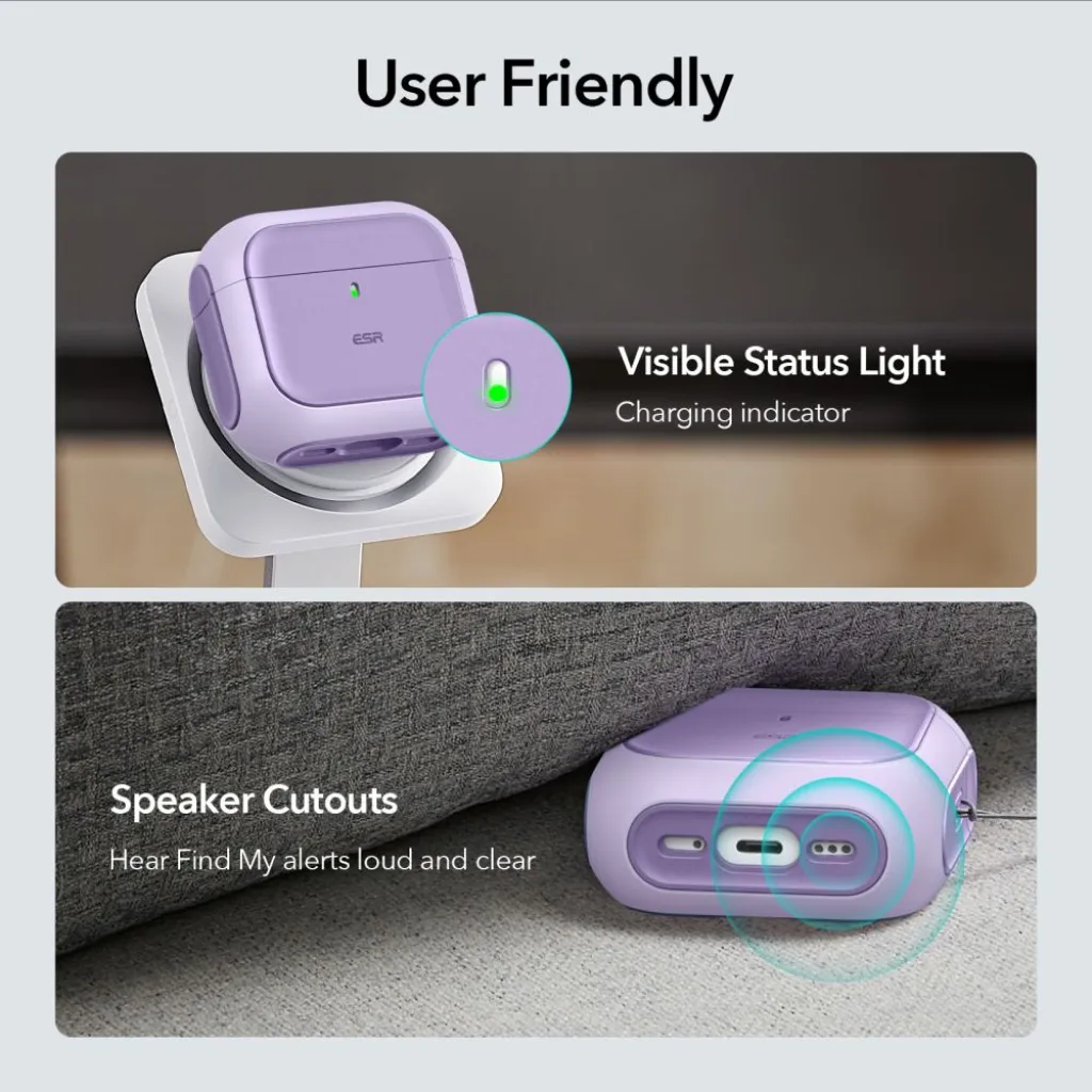 Esr Orbit Halolock Magsafe Apple Airpods 4 Tok Lila - 7