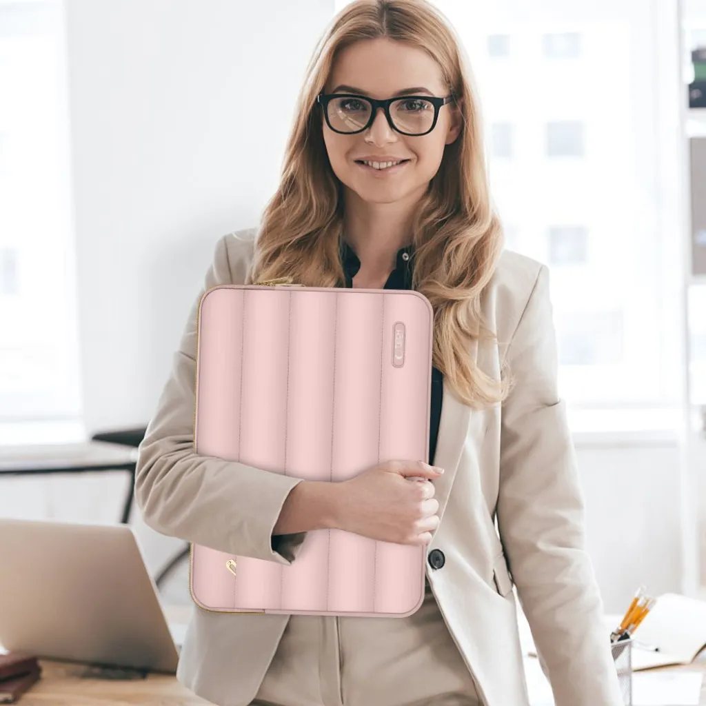 TECH-PROTECT PUFFY LAPTOP 15-16 DUSTY ROSE Laptop táska - 7