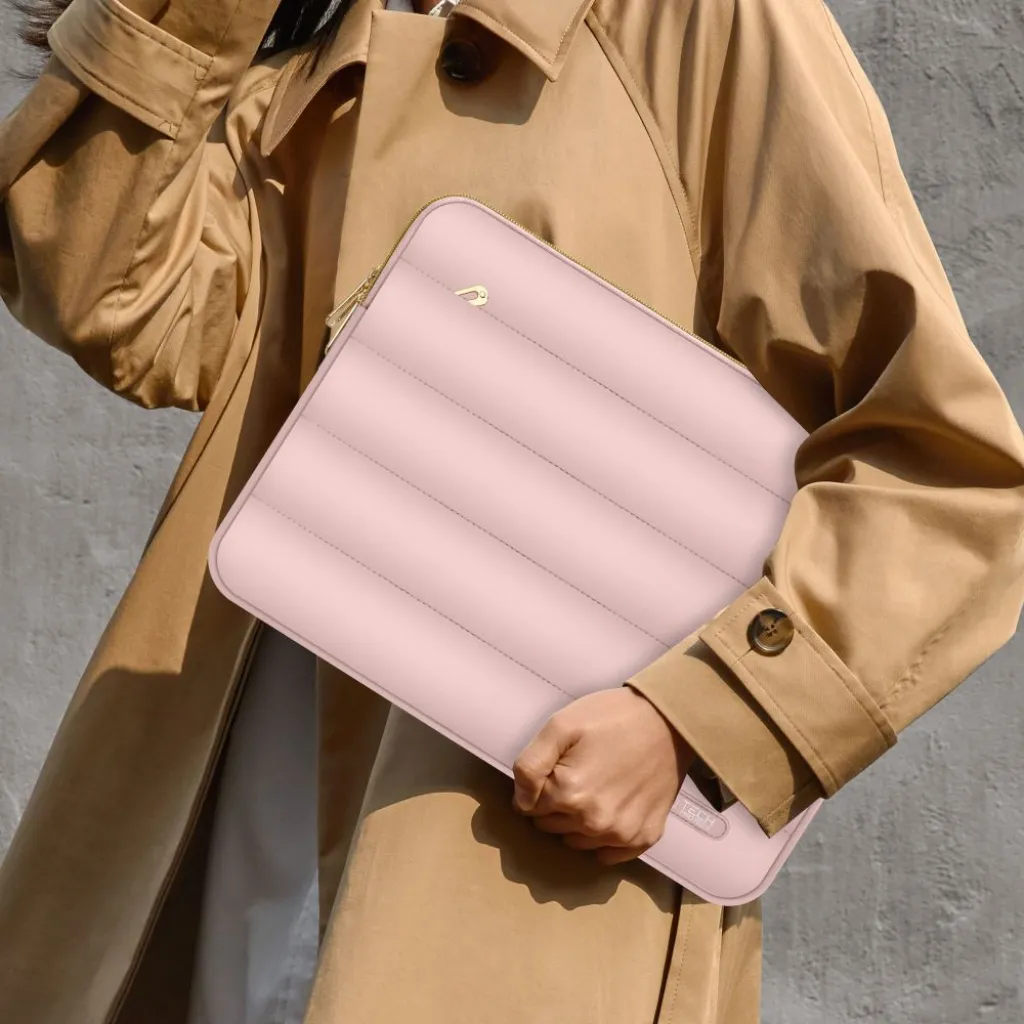 TECH-PROTECT PUFFY LAPTOP 15-16 DUSTY ROSE Laptop táska - 8