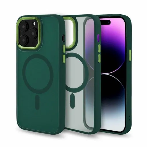 IPHONE 16 PRO MAX Matt MagSafe zöld tok IPHONE 16 PRO MAX Matt MagSafe zöld tok