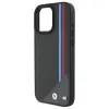 Eredeti IPHONE 16 PRO MAX BMW M Meshed Tricolor Stripes MagSafe kemény tok (BMHMP16X23PUTRA) antracit tok - 4. kép