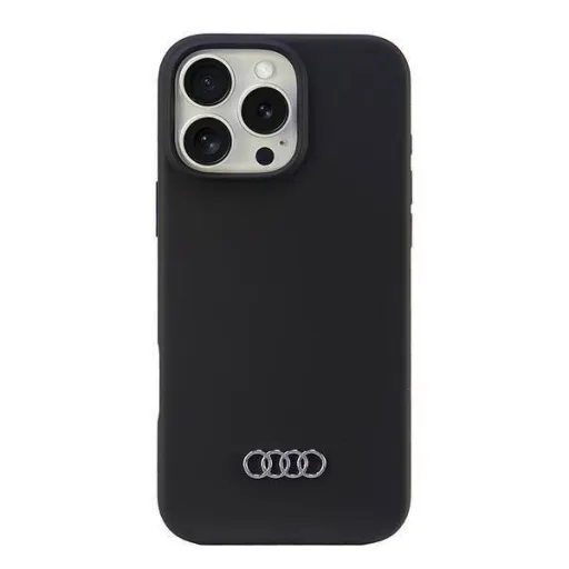Eredeti tok IPHONE 16 PRO MAX Audi Szilikon Tok (AU-LSRIP16PM-Q3/D1-BK) fekete tok Eredeti tok IPHONE 16 PRO MAX Audi Szilikon Tok (AU-LSRIP16PM-Q3/D1-BK) fekete tok