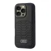 Eredeti Audi szintetikus bőrtok iPhone 16 Pro (AU-TPUPCMIP16P-GT/D3-BK) fekete tok - 1. kép