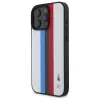 iPhone 16 Pro Max fehér BMW Keménytok M Perforált Tricolor Nyomtatott Csíkok MagSafe (BMHMP16X23PUPTH) eredeti tok - 0. kép