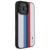  iPhone 16 Pro Max fehér BMW Keménytok M Perforált Tricolor Nyomtatott Csíkok MagSafe (BMHMP16X23PUPTH) eredeti tok - 2. kép