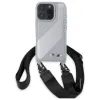 Eredeti tok IPHONE 16 PRO BMW Hardcase M Edition Carbon Stripe & Strap (BMHCP16L23PSCCG) szürke tok - 0. kép