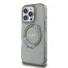 Eredeti Guess kemény tok iPhone 16 Pro Max IML Flowers Wreath MagSafe (GUHMP16XHFWFCK) fekete tok - 0. kép