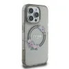 Eredeti Guess kemény tok iPhone 16 Pro Max IML Flowers Wreath MagSafe (GUHMP16XHFWFCK) fekete tok - 2. kép