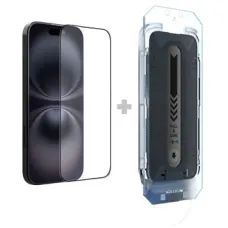 Nillkin 2.5D CP+ PRO Čierna sklenená fólia Apple iPhone 16 (s aplikátorom) Nillkin 2.5D CP+ PRO Čierna sklenená fólia Apple iPhone 16 (s aplikátorom)