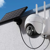 Vezeték nélküli 5MP WiFi Kültéri Kamera ieGeek ZS-GX4S Fehér napelemmel - 1. kép