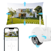 Vezeték nélküli 5MP WiFi Kültéri Kamera ieGeek ZS-GX4S Fehér napelemmel - 2. kép