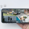 Vezeték nélküli 3MP WiFi kültéri kamera ieGeek ZS-GX3S fehér napelemmel - 3. kép