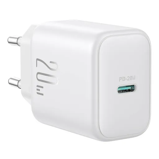 Jayroom JR-TCF20 PD20W EU hálózati USB-C töltő (fehér)