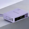 AWEI PowerBank beépített kábellel P87K 10000mAh fekete/fekete 30W - 3. kép