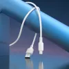 Borofone BX113 Lenny kábel - USB to Type-C - 3A 1 méter fehér - 1. kép
