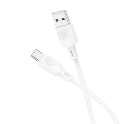 Borofone BX113 Lenny kábel - USB to Type-C - 3A 1 méter fehér