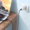 Borofone BX113 Lenny kábel - USB - Type C - 3A 2 méter fekete - 2. kép