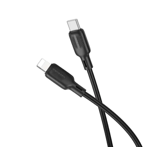 Borofone BX113 Lenny kábel - USB - Type C - 3A 2 méter fekete