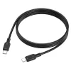 Borofone Kábel BX113 Lenny - Type C to Type C - PD 60W 3A 1 méter fekete - 1. kép