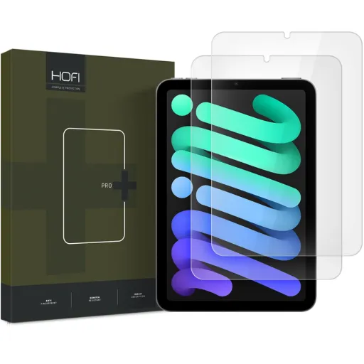 HOFI GLASS PRO+ 2-PACK EDZETT ÜVEG IPAD MINI 8.3 6 / 7 2021 / 2024 ÁTLÁTSZÓ üvegfólia