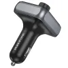 Borofone Transmitter FM BC50 Ascenso MP3, Bluetooth - 2xUSB + Type C - QC 3.0 PD 38W čierna - 2. kép