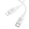 Borofone Kábel BX111 Feliz - Type C na Lightning - PD 27W 1 meter biela - 0. kép
