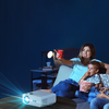 Projektor LED BlitzWolf BW-V5Max, android 9.0, 1080p (fehér) - 4. kép