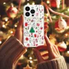 TEL PROTECT Karácsonyi átlátszó tok iPhone 16 Plus Design 2 tok - 3. kép