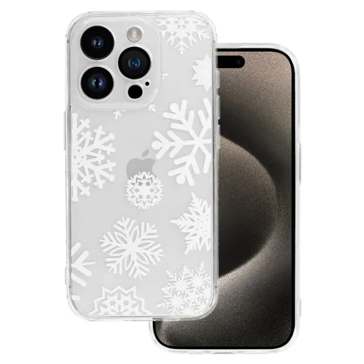 TEL PROTECT Karácsonyi Átlátszó Tok iPhone 16 Pro Design 4 tok