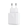 Joyroom JR-TCF24 USB-C PD 30W QC SFC hálózati töltő - fehér + 1m USB-C kábel - 1. kép