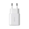 Joyroom JR-TCF20 USB-C PD 20W hálózati töltő - fehér + USB-C / Lightning kábel 1m - 3. kép