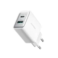 Joyroom JR-TCF15 hálózati töltő USB-C / USB-A 30W - fehér