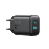 Joyroom JR-TCF13 hálózati töltő USB-C / USB-A 25W SFC / PPS / PD - fekete - 4. kép