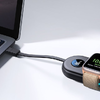 Joyroom JR-W09 3W vezeték nélküli töltő USB-C kábellel Apple Watchhoz - fekete tok - 2. kép