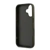 DKNY PU bőr Stack Logo csuklópántos tok iPhone 16 zöld, - 0. kép