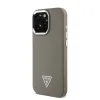 Guess PU Grained Triangle Logo tok iPhone 16 Pro Max barna - 1. kép