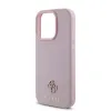 Guess PU Grained 4G Small Metal Logo MagSafe tok iPhone 16 Pro Pink - 2. kép