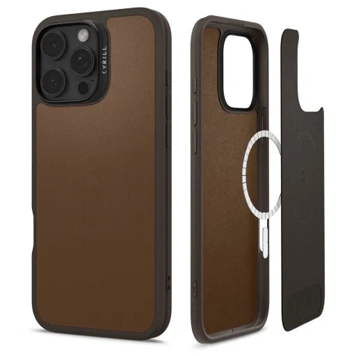 Spigen Cyrill Kajuk Mag Magsafe Iphone 16 Pro Max Saddle Brown Tok